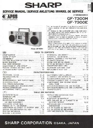Сервисная инструкция Sharp GF-7300E ― Manual-Shop.ru