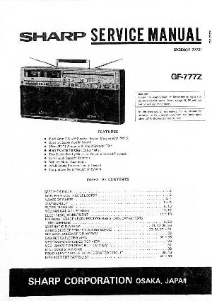 Service manual Sharp GF-777Z ― Manual-Shop.ru