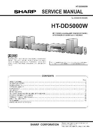 Service manual Sharp HT-DD5000W ― Manual-Shop.ru