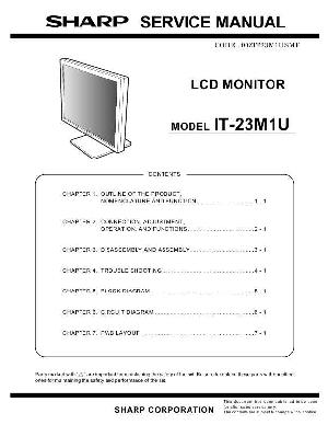 Сервисная инструкция Sharp IT-23M1U ― Manual-Shop.ru