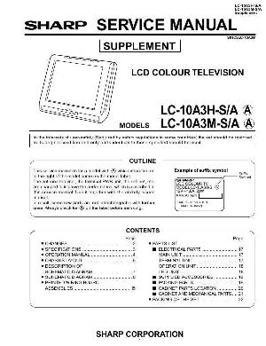 Сервисная инструкция Sharp LC-10A3H, LC-10A3M ― Manual-Shop.ru