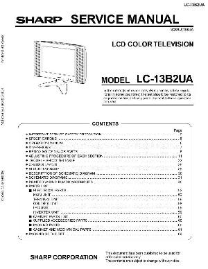 Service manual Sharp LC-13B2UA ― Manual-Shop.ru