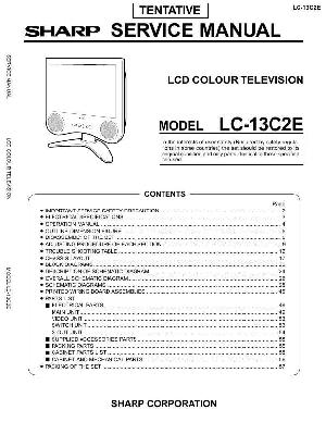 Сервисная инструкция Sharp LC-13C2E ― Manual-Shop.ru