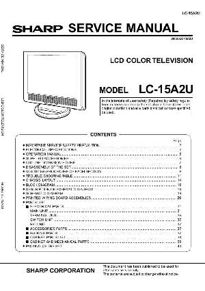 Сервисная инструкция Sharp LC-15A2U ― Manual-Shop.ru