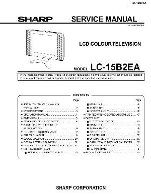 Сервисная инструкция Sharp LC-15B2E ― Manual-Shop.ru