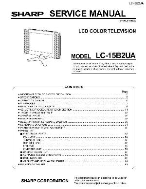 Сервисная инструкция Sharp LC-15B2UA ― Manual-Shop.ru
