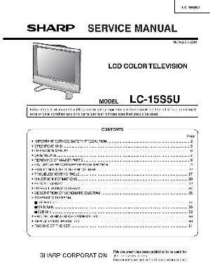 Сервисная инструкция Sharp LC-15S5U ― Manual-Shop.ru