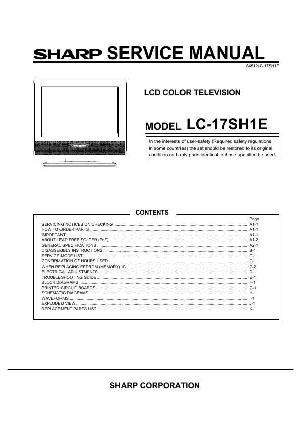 Сервисная инструкция Sharp LC-17SH1E ― Manual-Shop.ru