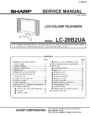 Сервисная инструкция Sharp LC-20B2UA ― Manual-Shop.ru