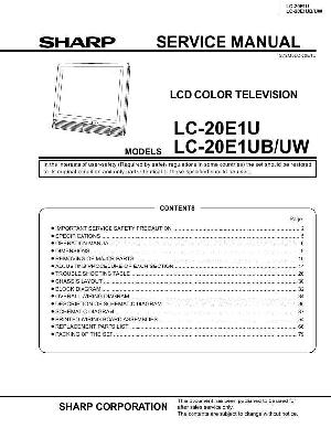 Service manual Sharp LC-20E1U ― Manual-Shop.ru