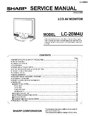 Сервисная инструкция Sharp LC-20M4U ― Manual-Shop.ru
