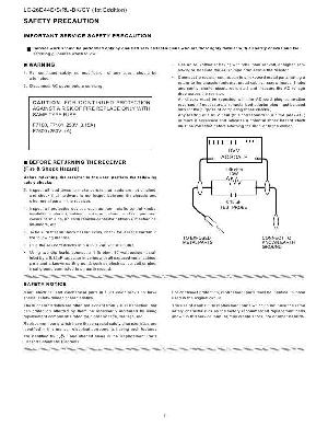 Сервисная инструкция Sharp LC-26D44E ― Manual-Shop.ru