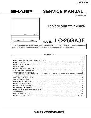 Service manual Sharp LC-26GA3E ― Manual-Shop.ru