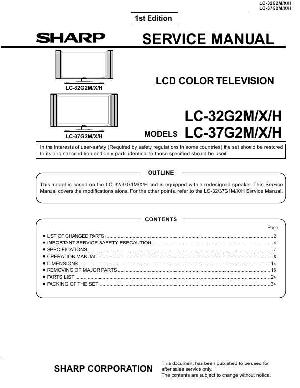 Сервисная инструкция Sharp LC-32G2M, LC-37G2M ― Manual-Shop.ru