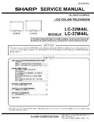 Сервисная инструкция Sharp LC-32M44L, LC-37M44L ― Manual-Shop.ru