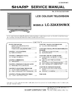 Service manual Sharp LC-32AX5H, M, X ― Manual-Shop.ru