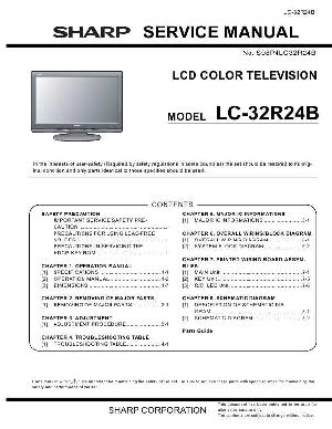 Сервисная инструкция SHARP LC-32R24B ― Manual-Shop.ru