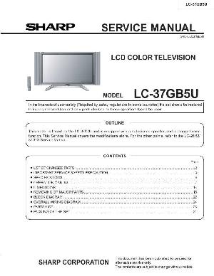 Service manual Sharp LC-37GB5U ― Manual-Shop.ru