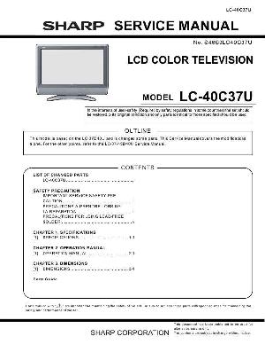 Service manual Sharp LC-40C37U ― Manual-Shop.ru