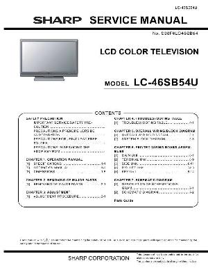 Сервисная инструкция Sharp LC-46SB54U ― Manual-Shop.ru