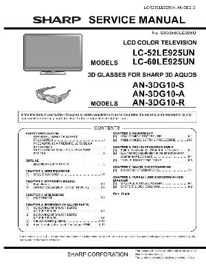 Service manual Sharp LC-52LE920UN, LC-60LE925UN ― Manual-Shop.ru