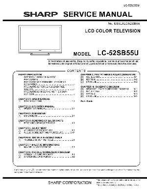 Сервисная инструкция Sharp LC-52SB55U ― Manual-Shop.ru