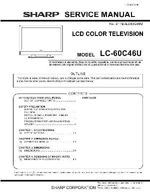 Сервисная инструкция Sharp LC-60C46U ― Manual-Shop.ru
