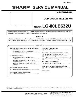 Сервисная инструкция SHARP LC-80LE632U ― Manual-Shop.ru