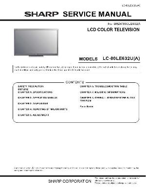 Сервисная инструкция Sharp LC-80LE632UA ― Manual-Shop.ru