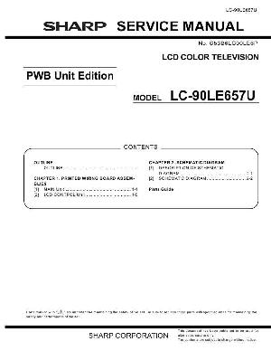 Сервисная инструкция Sharp LC-90LE657U ― Manual-Shop.ru