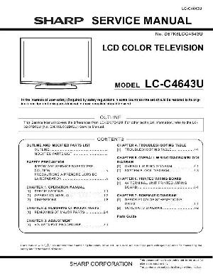 Сервисная инструкция Sharp LC-C4643U ― Manual-Shop.ru