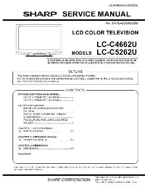 Сервисная инструкция Sharp LC-C4662U, LC-C5262U ― Manual-Shop.ru