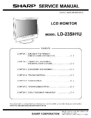 Сервисная инструкция Sharp LD-23SH1U ― Manual-Shop.ru