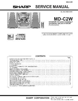 Сервисная инструкция Sharp MD-C2W ― Manual-Shop.ru