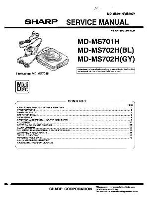 Сервисная инструкция Sharp MD-MS701, MD-MS702 ― Manual-Shop.ru