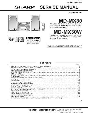 Сервисная инструкция Sharp MD-MX30 ― Manual-Shop.ru