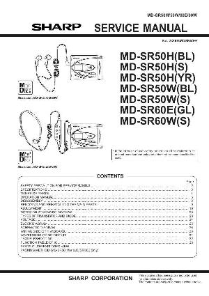 Сервисная инструкция Sharp MD-SR50H ― Manual-Shop.ru
