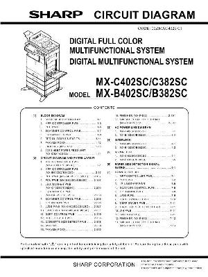 Сервисная инструкция Sharp MX-B382SC, B402SC, C382SC, C402SC CIRCUIT DIAGRAMS ― Manual-Shop.ru