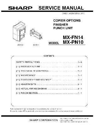 Сервисная инструкция Sharp MX-FN14, PN10 ― Manual-Shop.ru
