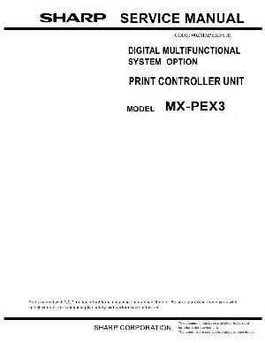Сервисная инструкция Sharp MX-PEX3 ― Manual-Shop.ru