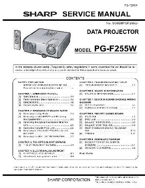Сервисная инструкция Sharp PG-F255W ― Manual-Shop.ru