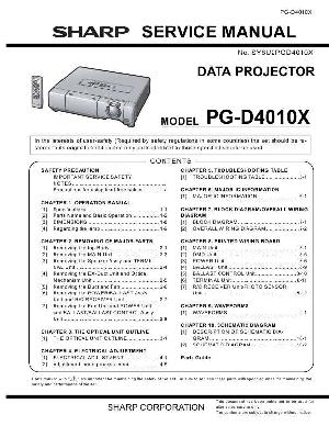 Сервисная инструкция Sharp PGD-4010X ― Manual-Shop.ru