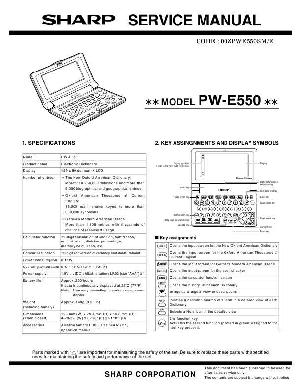Сервисная инструкция Sharp PW-E550 ― Manual-Shop.ru