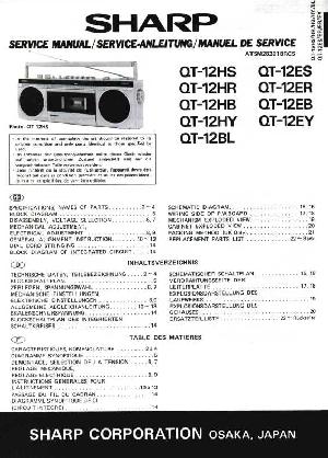 Сервисная инструкция Sharp QT-12 SERIES ― Manual-Shop.ru