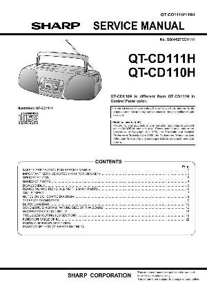 Сервисная инструкция Sharp QT-CD110H, QT-CD111H ― Manual-Shop.ru