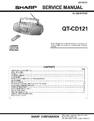 Сервисная инструкция Sharp QT-CD121 ― Manual-Shop.ru