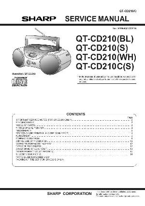Сервисная инструкция SHARP QT-CD210 ― Manual-Shop.ru