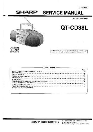 Сервисная инструкция Sharp QT-CD38L ― Manual-Shop.ru