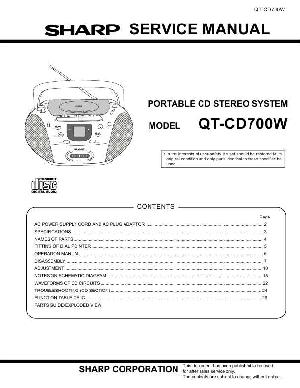 Service manual Sharp QT-CD700W ― Manual-Shop.ru