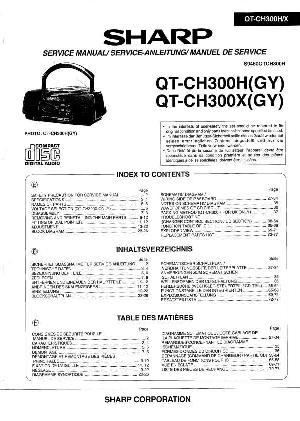 Сервисная инструкция Sharp QT-CH300 ― Manual-Shop.ru